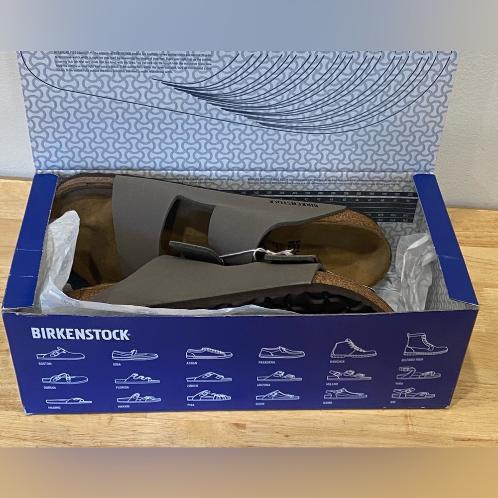 Birkenstock Arizona BS Slide Sandal - Women's stone US 8-8.5 (39) perfect! NIB - Picture 11 of 14